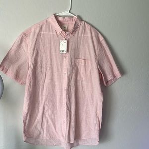 Pink XL h&m collar shirt